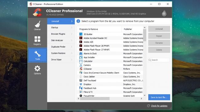 software uninstaller / نرم افزار حذف برنامه