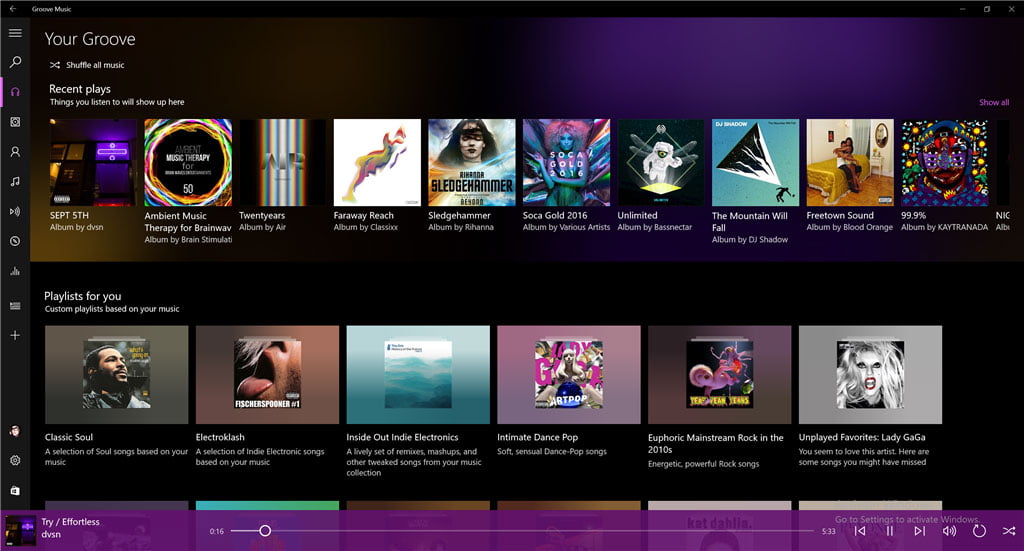 گروو موزیک / Groove Music