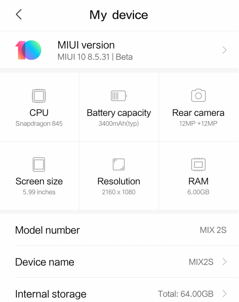 MIUI 10