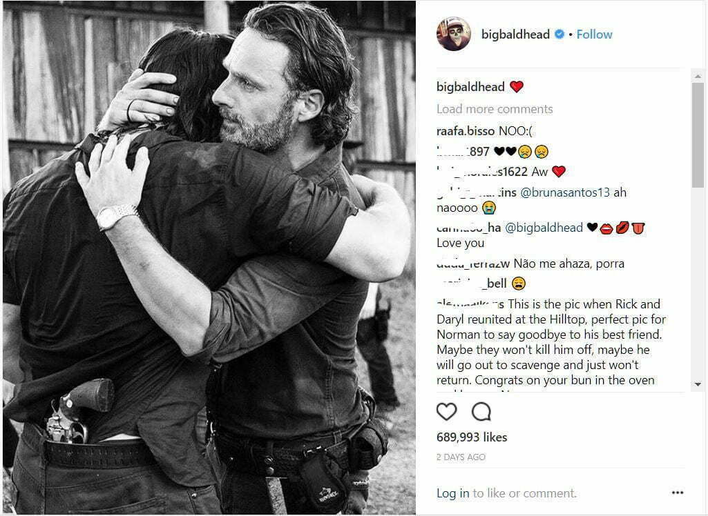 Norman reedus and andrew lincoln