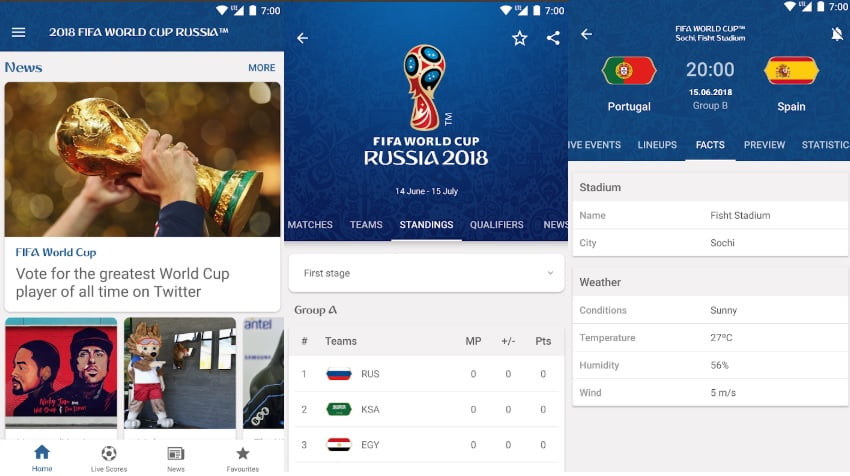 اپلیکیشن جام جهانی 2018 فیفا