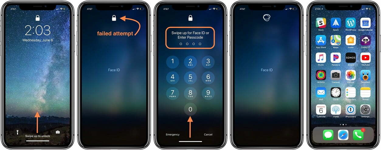 iOS 12 / Face ID