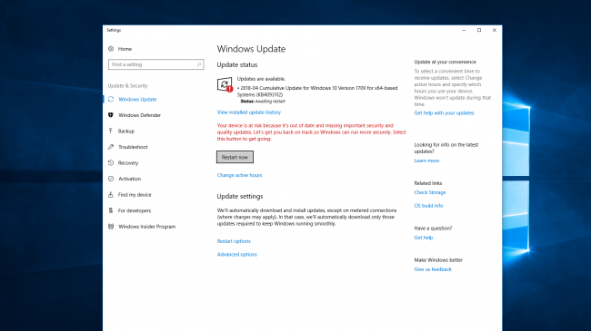 Speedup windows