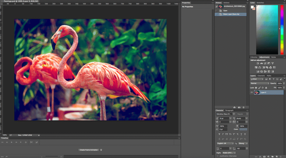 Photoshop Change Measurement