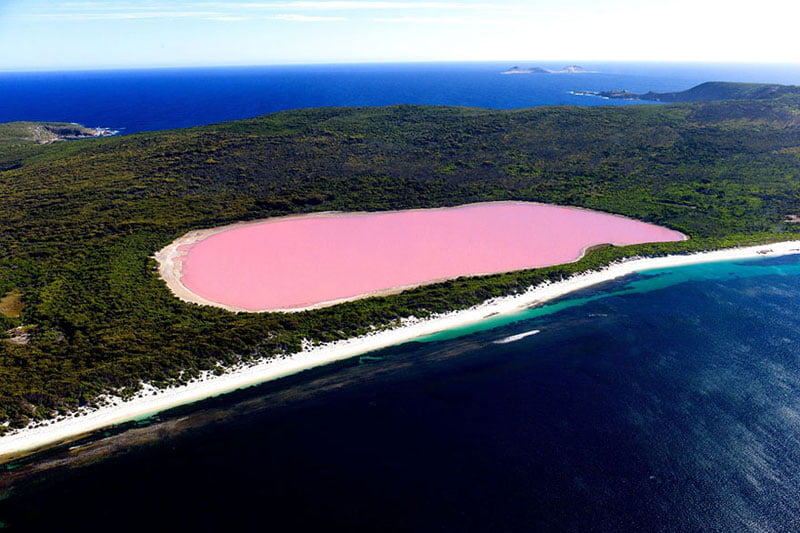Lake Hillier, Australia/مکان‌های عجیب