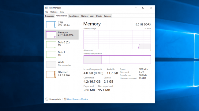 Speedup windows