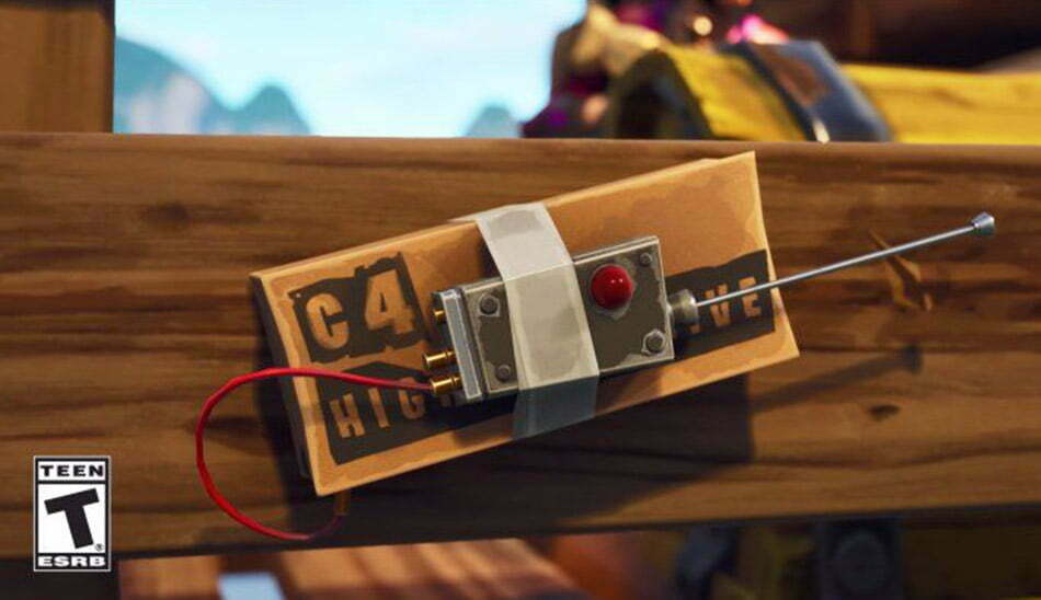 ریموت های انفجاری Fortnite / اپیک گیمز
