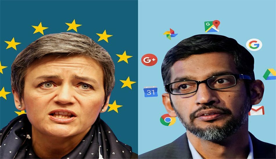 EU's competition commissioner, and Google CEO
