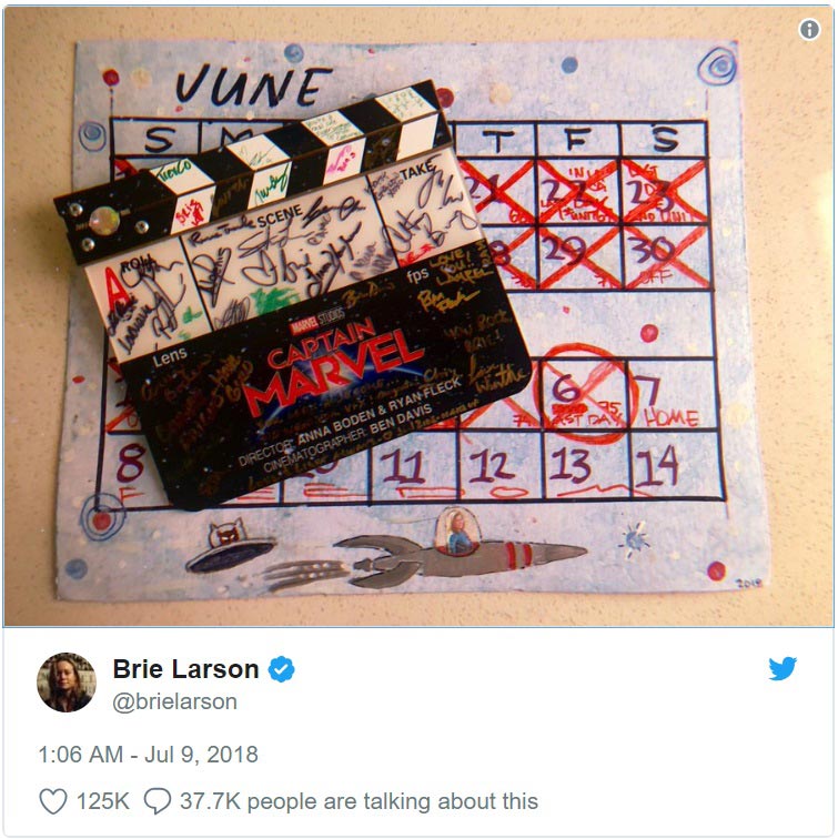 brie larson tweet