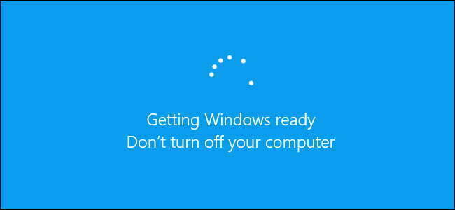 آپدیت ویندوز / dont turn off your computer