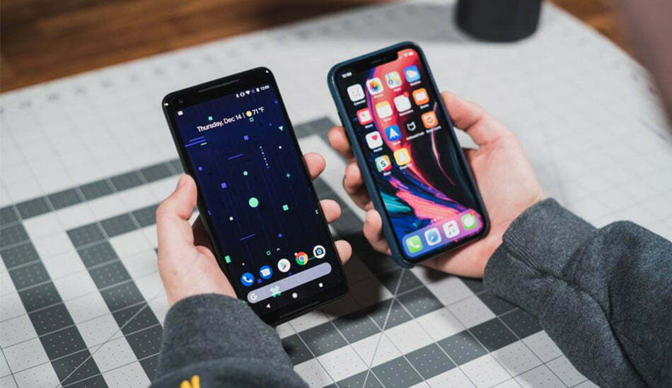 iphone x vs google pixel 2 xl / آیفون 10 در برابر گوگل پیکسل 2 ایکس ال
