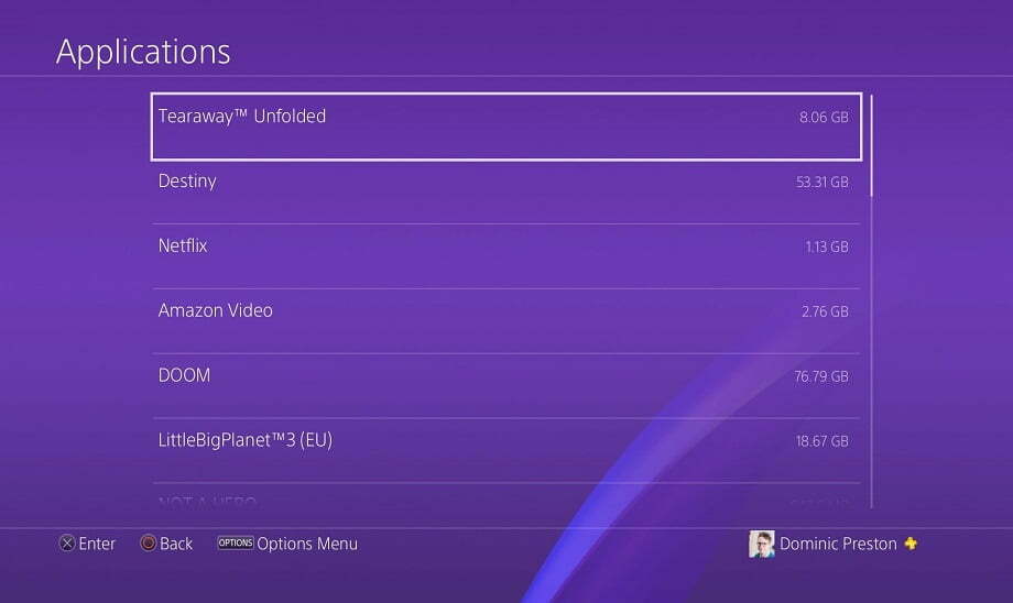 PS4 Settings