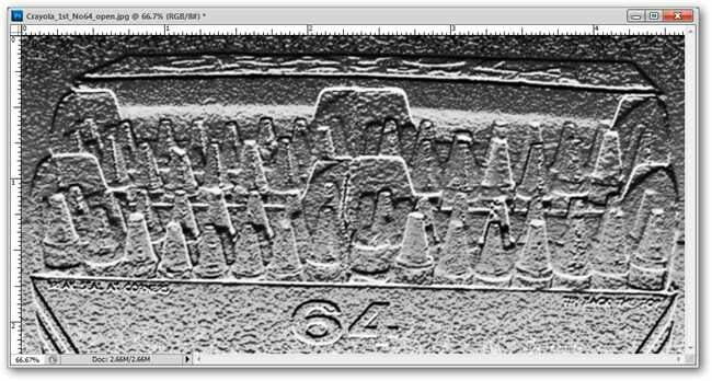 Filter > Sketch > Bas Relief