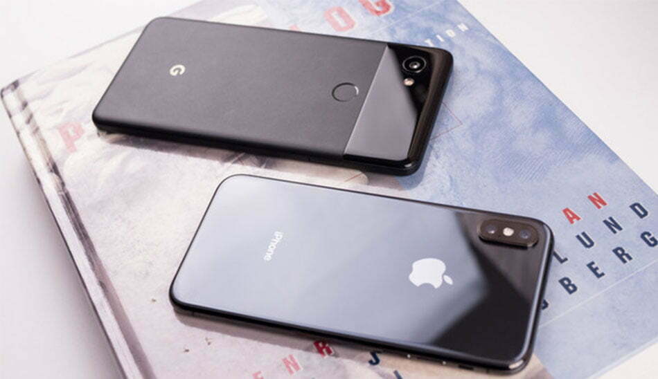 iphone x vs google pixel 2 xl / آیفون 10 در برابر گوگل پیکسل 2 ایکس ال