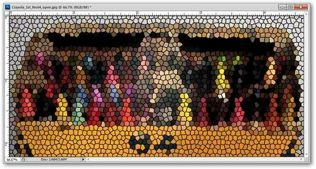Filter > Texture > Stained Glass 