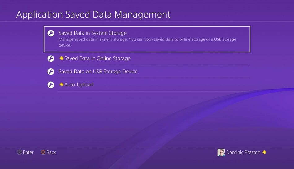 PS4 Settings