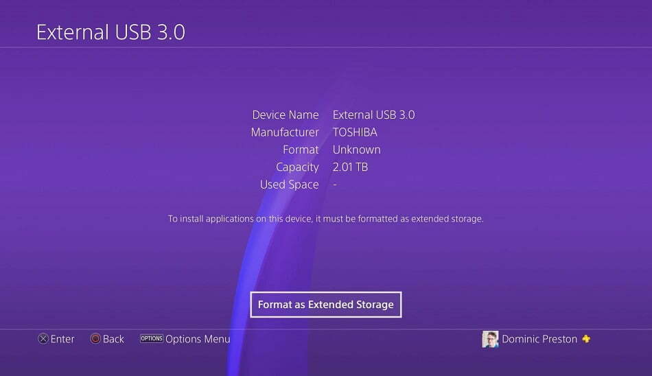PS4 Settings