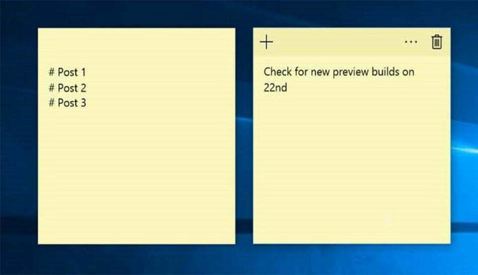 Sticky Notes