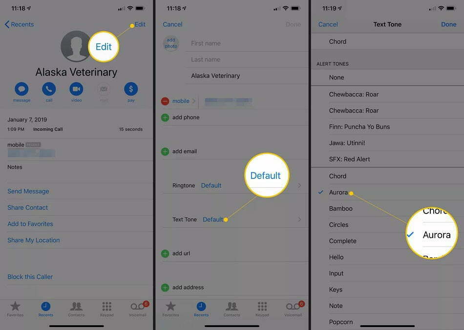صدای زنگ اس ام اس سفارشی آیفون / customize text messages on iphone