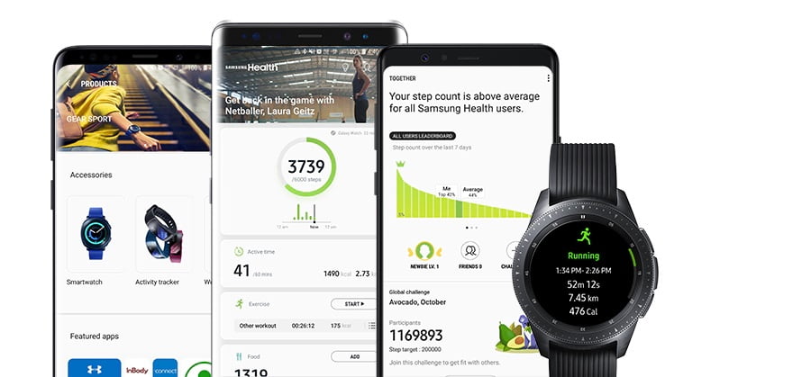 ویژگی سلامتی سامسونگ واچ / galaxy watch fitness health
