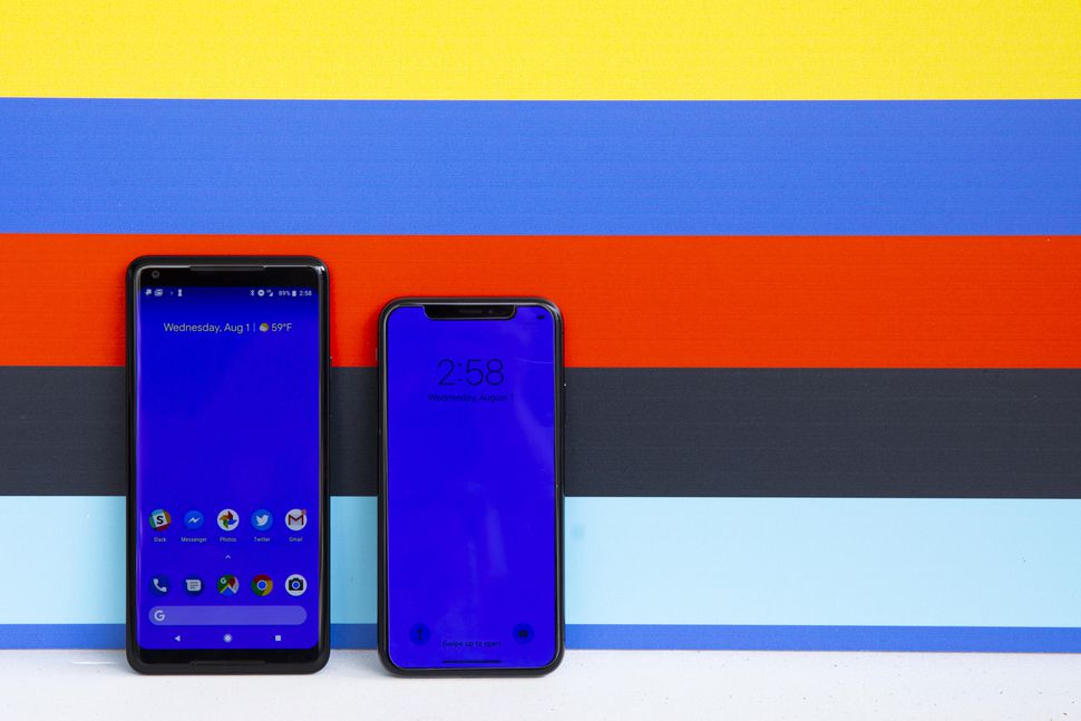 iphone x vs google pixel 2 xl / آیفون 10 در برابر گوگل پیکسل 2 ایکس ال