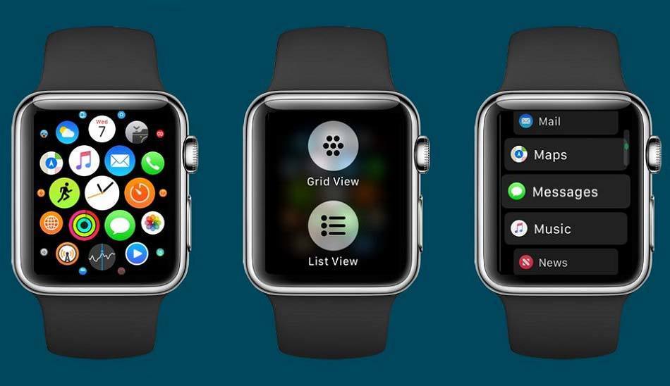 اپلیکیشن های اپل واچ سری 4 / watch-os-4-app-screen