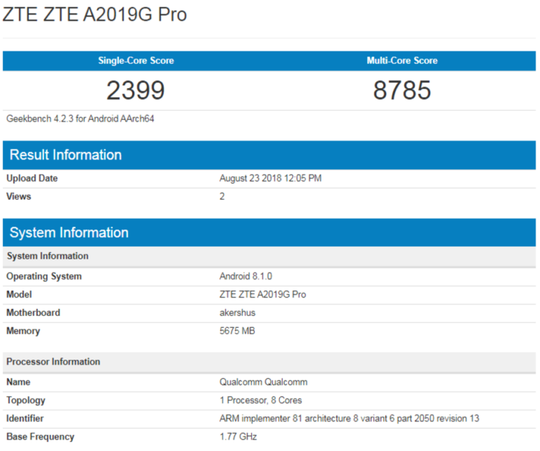 ZTE Axon 9 pro / اکسون 9 پرو