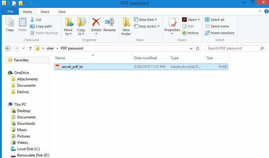 حذف پسورد از فایل PDF