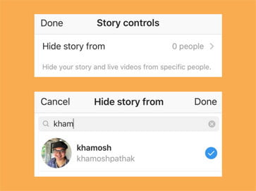 Instagram-Hide-Story/پنهان کردن استوری اینستاگرام