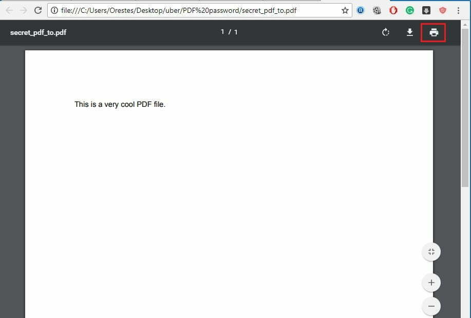 حذف پسورد از فایل PDF