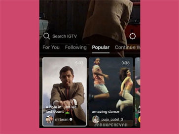 Instagram-IGTV/اینستاگرام آی جی تی وی