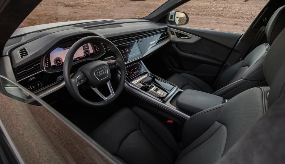 Audi Q8/ نمای داخلی آئودی Q8