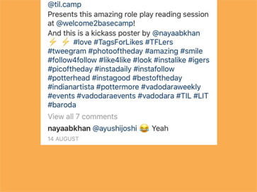 Instagram-Hashtags/اینستاگرام هشتگ