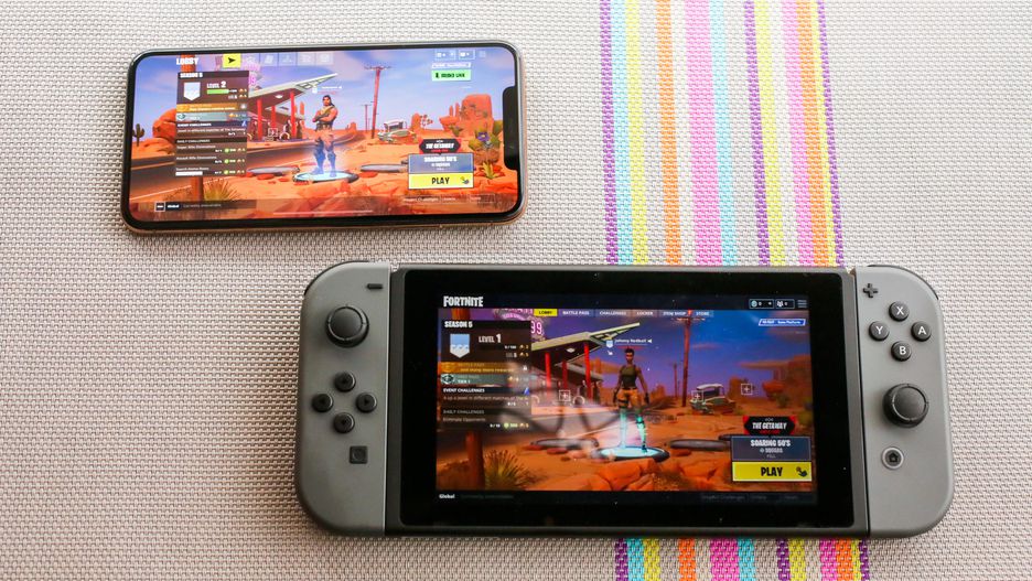 اجرای بازی فورتنایت در آیفون 10 مکس 