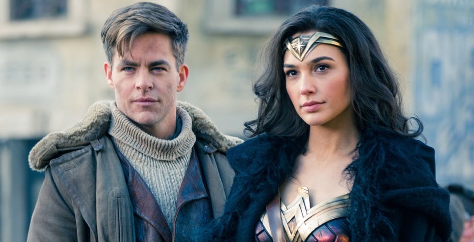 کریس پاین / گل گدوت / wonder woman / chris pine / gal gadot