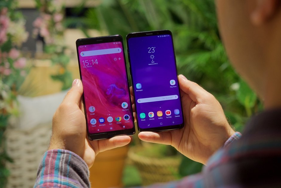مقایسه اکسپریا XZ3 و گلکسی S9 پلاس : رابط کاربری