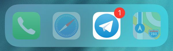 telegram message counter