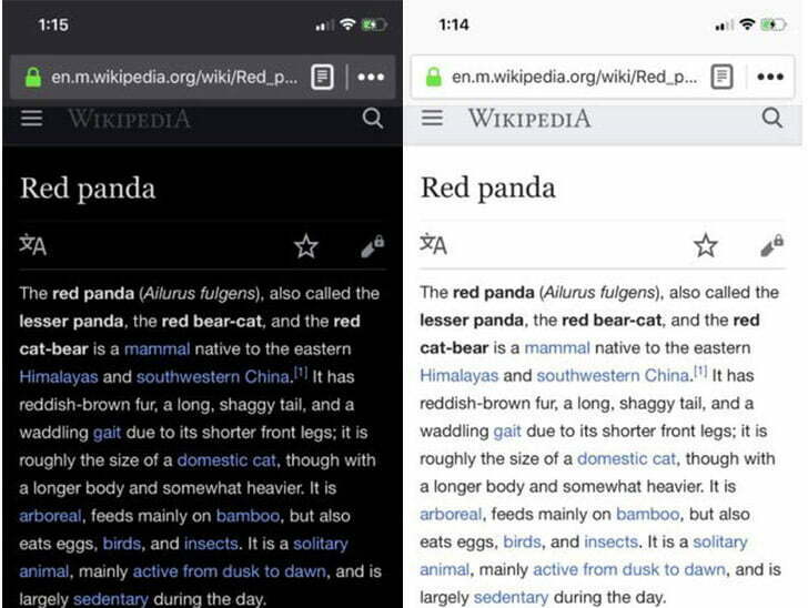 حالت تاریک فایرفاکس / firefox dark mode