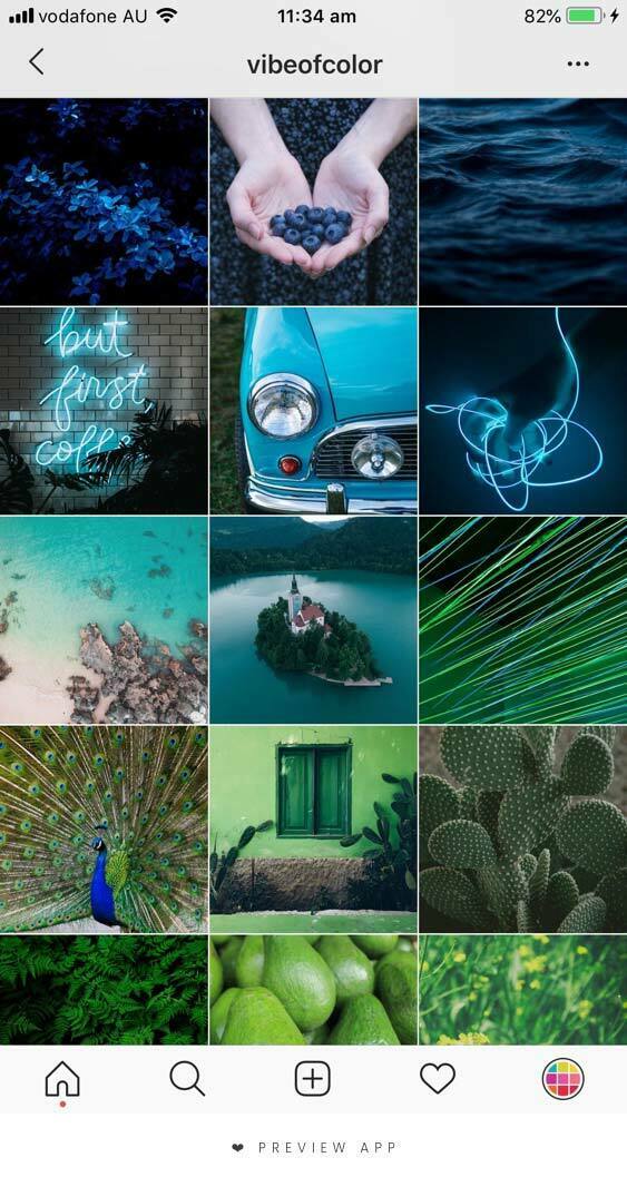 instagram theme / تم رنگین کمانی اینستاگرام