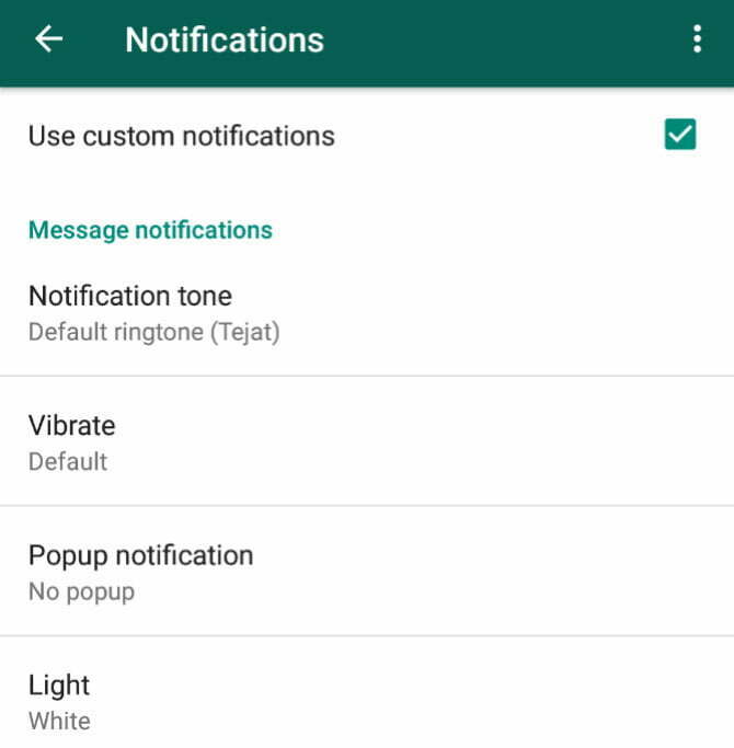نوتیفیکیشن سفارشی / whatsapp / واتساپ