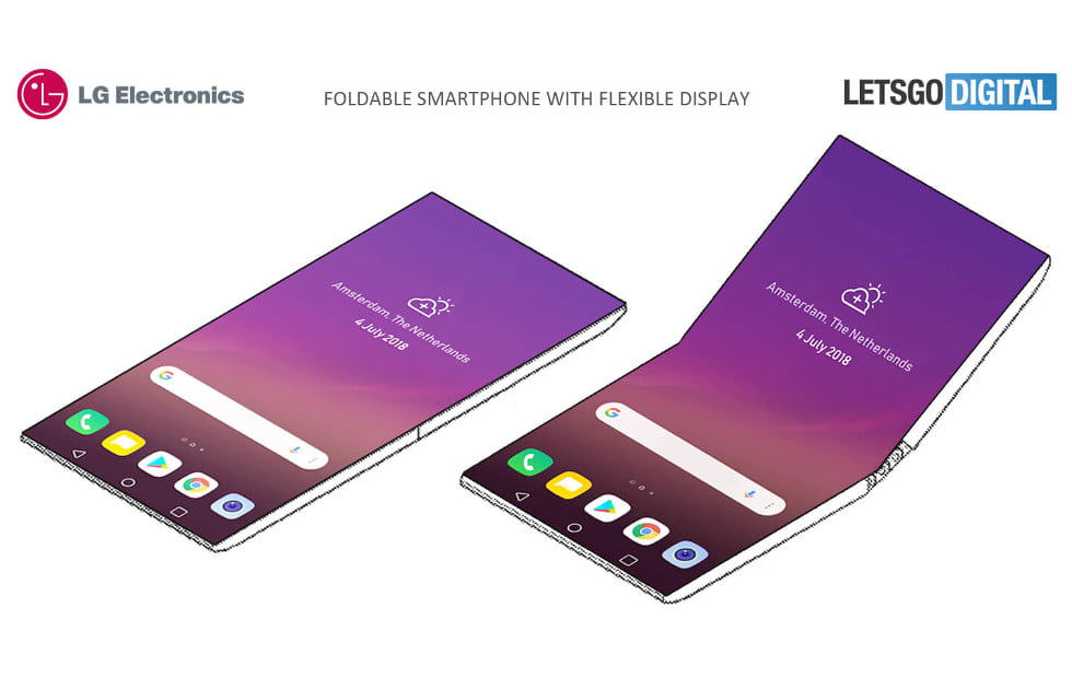 گوشی تاشو ال جی / LG Foldable phone