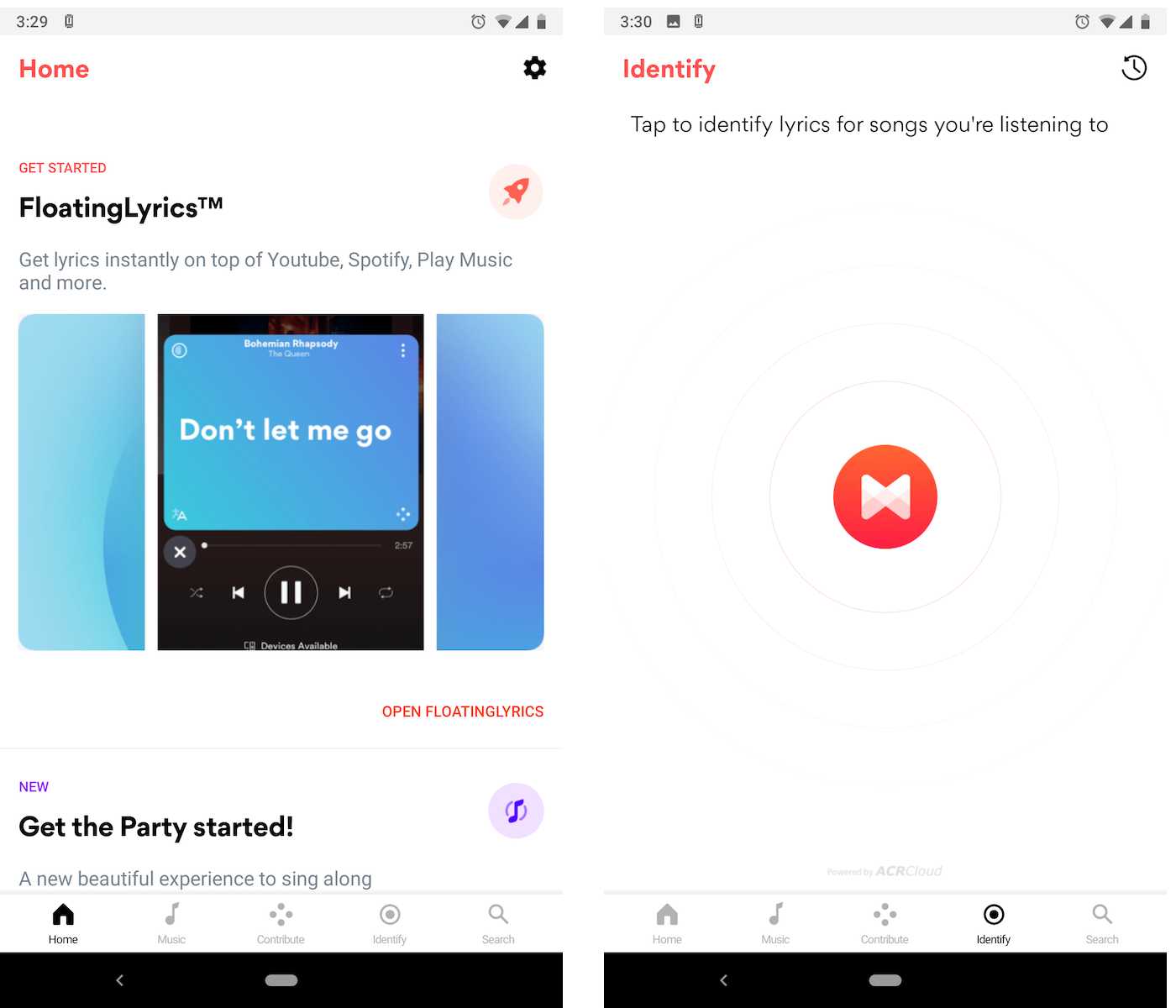 برنامه پخش آهنگ / Musixmatch