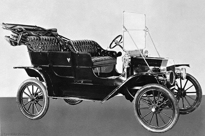 1908-Ford-Model-T-side1 / بهترین ماشین های آمریکایی قدیمی