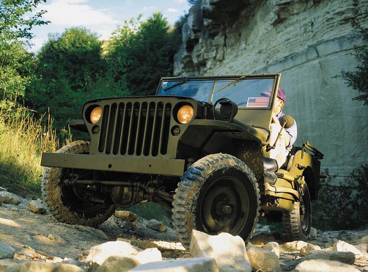 1945-willys-jeep-mb-rock / ماشین آمریکایی کلاسیک