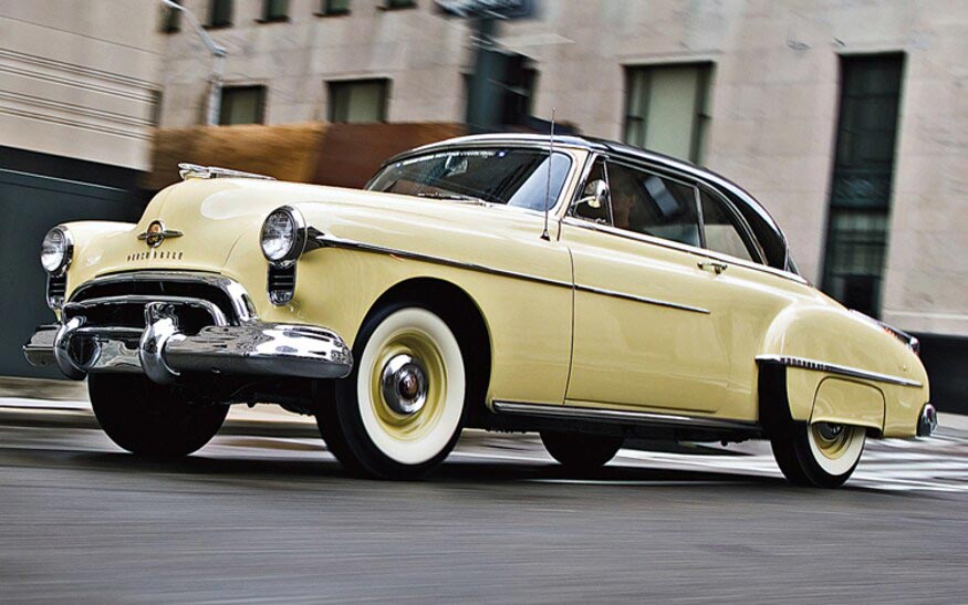 1950-oldsmobile-futuramic-88-front-three-quarters-driver-promo / بهترین ماشین آمریکایی کلاسیک