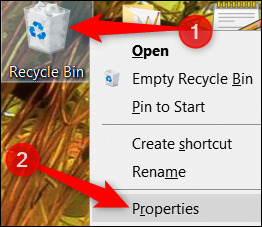 سطل بازیافت ویندوز 10/Recycle Bin