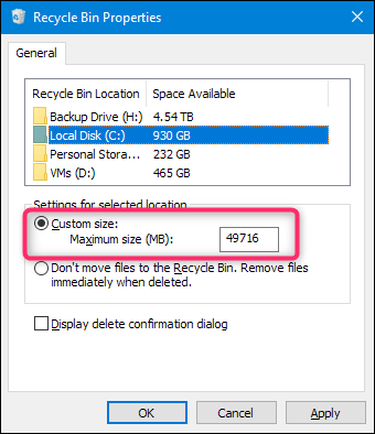 سطل بازیافت/Recycle Bin