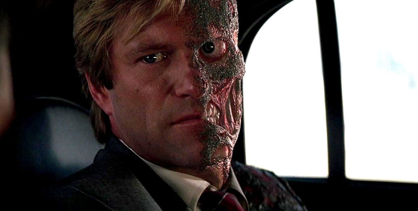 فیلم های ابرقهرمانی - two face