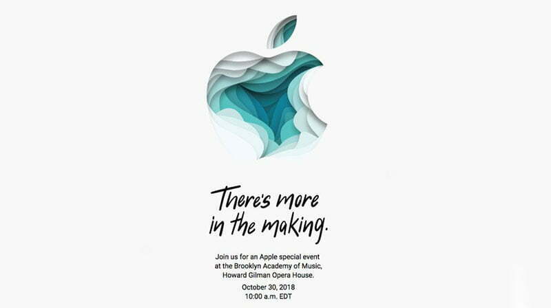 دعوت نامه 30 اکتبر اپل / Apple invitation