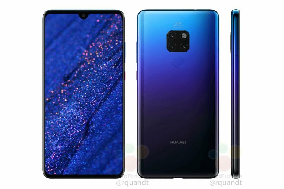گرادیان رنگ هواوی میت 20 / Huawei Mate 20 Twilight gradient